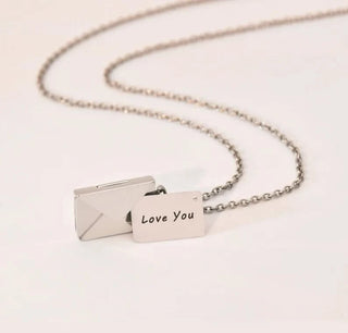 Personalized Gifts for her a Envelop Necklace